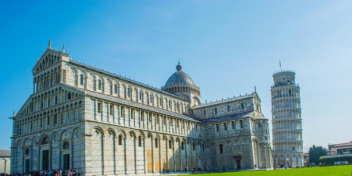 Pangkalahatang-ideya ng mga tanawin ng Pisa Ang sikat na Leaning Tower ng Pisa